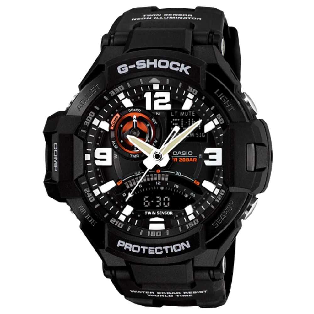 CASIO G-SHOCK GA-1000-1ADR GRAVITY MASTER UNISEX'S WATCH - H2 Hub Watches