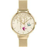 SARA MILLER SWALLOW GOLD MESH STRAP WOMEN'S WATCH SA4042