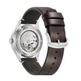 CITIZEN NH8390-03X GREEN DIAL BROWN LEATHER STRAP MEN'S WATCH