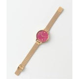 SARA MILLER CHELSEA PINK DIAL GOLD MESH STRAP WOMEN'S WATCH SA4010