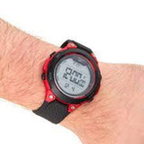 REEBOK RV-THR-G9-PRPB-WR THRUSTER DIGITAL BLACK SILICON STRAP MEN'S WATCH