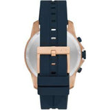 ARMANI EXCHANGE CHRONOGRAPH BLUE SILICONE BLUE SILICONE MEN'S WATCH