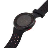REEBOK RD-ELE-G9-PSIB-WR DIGITAL GREY DIAL BLACK SILICON MEN'S WATCH