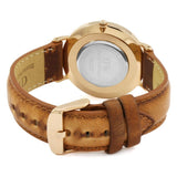 DANIEL WELLINGTON CLASSIC DURHAM ROSE GOLD STAINLESS STEEL DW00100138 BROWN LEATHER STRAP UNISEX WATCH