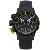 EDOX CHRONORALLY CHRONOGRAPH BLACK DIAL ED10302-37NJ-NOJ3 MEN'S WATCH