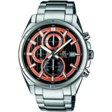CASIO EDIFICE EFR-532D-1A5VUDF 3-HAND ANALOG SILVER STAINLESS STEEL MEN'S WATCH