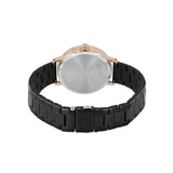 CITIZEN EM0768-54E ROSE GOLD CASE BLACK STAINLESS STEEL BRACELET STRAP MEN'S WATCH