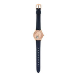 FOSSIL ME3212 STELLA AUTOMATIC NAVY ECO LEATHER WATCH