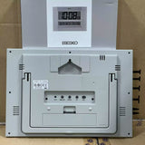 SEIKO QHL088WN LCD DIGITAL ALARM CLOCK WALL CLOCK