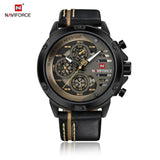 NAVIFORCE NF9110 B/Y/BN MEN'S CHRONOGRAPH WATCH