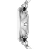 FOSSIL CARLIE THREE-HAND DATE STAINLESS STEEL WOMEN'S WATCH ES5157