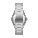 FOSSIL FS5575 BELMAR MULTIFUNCTION BLACK DIAL SILVER STAINLESS STEEL MEN'S WATCH