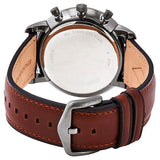 FOSSIL FS5582P NEUTRA CHRONOGRAPH GREY DIAL BRWON LEATHER MEN'S WATCH