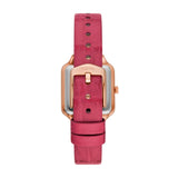 FOSSIL RAQUEL FUCHSIA CROCO LEATHER WOMEN'S WATCH ES5085