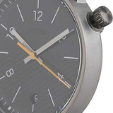 FOSSIL FS5508 BARSTOW SMOKE ROUND STAINLESS STEEL MEN'S WATCH