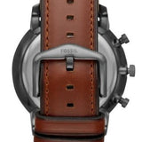 FOSSIL FS5582P NEUTRA CHRONOGRAPH GREY DIAL BRWON LEATHER MEN'S WATCH