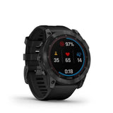 GARMIN GM-010-02541-0A FĒNIX 7X SOLAR MULTISPORT GPS SMART WATCH (SLATE GRAY W/ BLACK BAND)