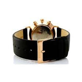 BERING 10540-567 CLASSIC POLISHED ROSE GOLD  BLACK LEATHER MEN'S WATCH