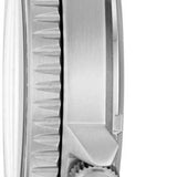 FOSSIL LE1062P DEFENDER SILVER ROUND THREE HAND BLACK DIAL BROWN LEATHER MEN'S WATCH