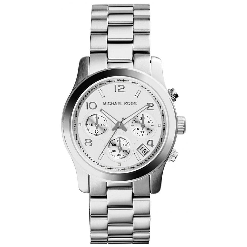 MICHAEL KORS RUNWAY SILVER STAINLESS STEEL MK5076 WOMEN'S WATCH - H2 Hub Watches