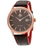 ORIENT BAMBINO VERSION 4 AUTOMATIC BROWN DIAL MEN’S WATCH  FAC08001T0