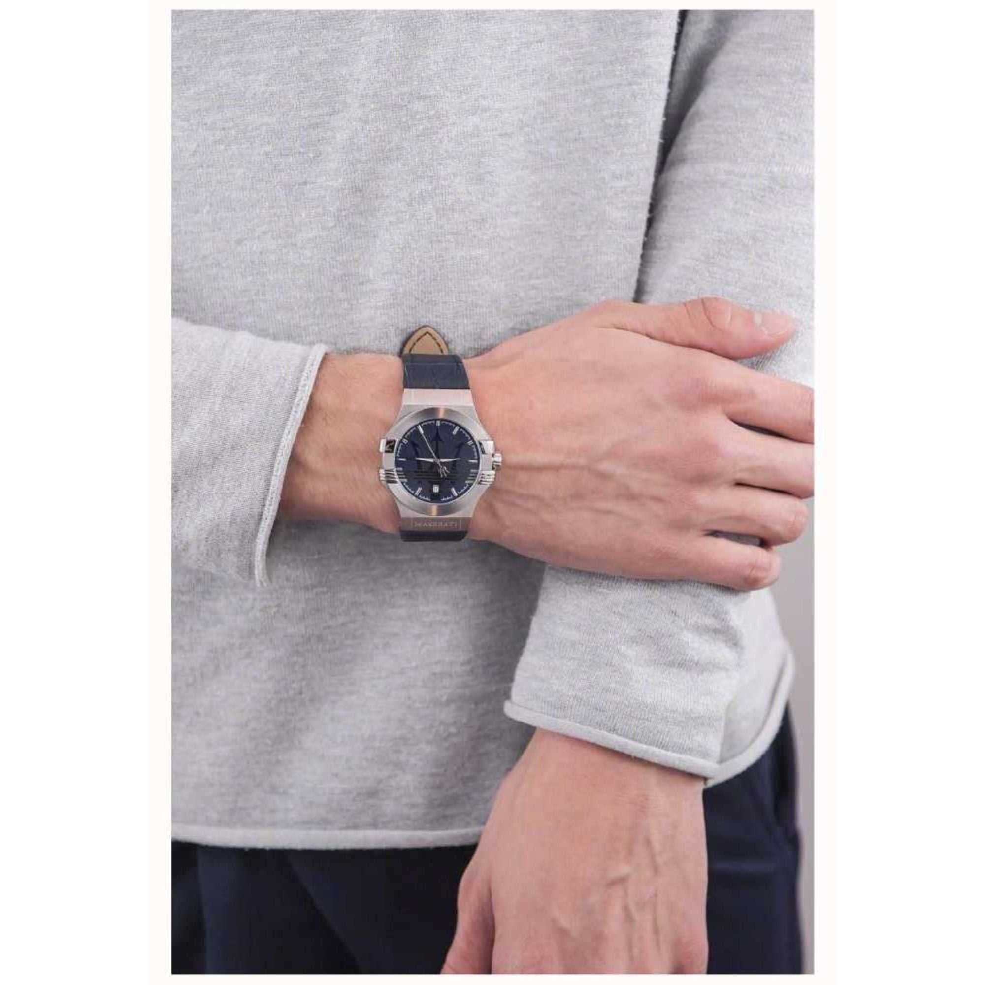 MASERATI POTENZA ANALOG QUARTZ R8851108015 MEN'S WATCH - H2 Hub Watches
