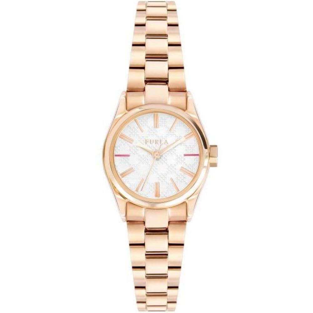 FURLA EVA ANALOG QUARTZ ROSE GOLD STAINLESS STEEL R4253101522 WOMEN'S WATCH - H2 Hub Watches