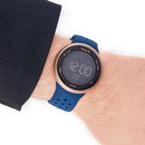 REEBOK RD-ELE-G9-P3IN-B3 DIGITAL BLACK DIAL BLUE SILICON MEN'S WATCH