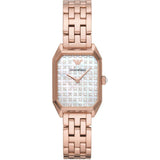 EMPORIO ARMANI AR11389 ROSE GOLD STAINLESS STEEL WOMEN'S WATCH