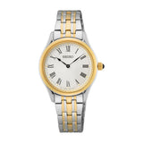 SEIKO CLASSIC QUARTZ WHITE DIAL WOMEN'S WATCH SWR070P1