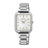 SEIKO SWR073P1 QUARTZ ANALOG WHITE DIAL STAINLESS STEEL WOMEN'S WATCH