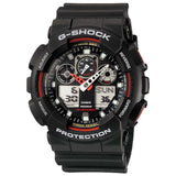 CASIO G-SHOCK GA-100-1A4DR DIGITAL QUARTZ BLACK RESIN MEN'S WATCH - H2 Hub Watches