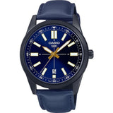 CASIO GENERAL MTP-VD02BL-2EUDF-P BLUE LEATHER MEN'S WATCH