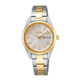 SEIKO WHITE DIAL STAINLESS STEEL MEN'S WATCH SUR454P1