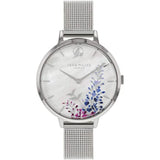 SARA MILLER WHITE DIAL SILVER MESH STRAP WOMEN'S WATCH SA4031