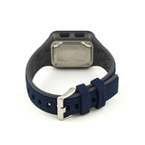 REEBOK SQUARE ELEMENTS GT RV-SQG-G9-PNIN-WN BLUE SILICON STRAP MEN'S WATCH