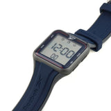 REEBOK SQUARE ELEMENTS GT RV-SQG-G9-PNIN-WN BLUE SILICON STRAP MEN'S WATCH