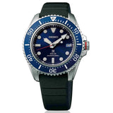 SEIKO PROSPEX SNE593P1 SOLAR BLUE DIAL SILICONE STRAP MEN'S DIVER MEN'S WATCH
