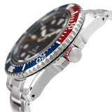 SEIKO PROSPEX SNE591P1 SOLAR BLACK DIAL PEPSI BEZEL MEN'S DIVER WATCH