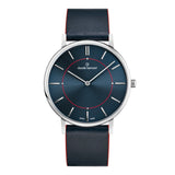 CLAUDE BERNARD CB20219-3C-BUINRO LEATHER STRAP MEN'S WATCH