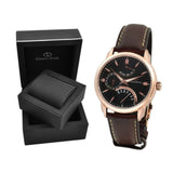 ORIENT AUTOMATIC POWER RESERVE RETROGRADE ROSE GOLD MEN’S WATCH SDE00003B0