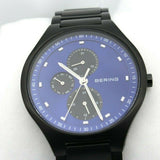 BERING 11741-727 BLACK TITANIUM BRACELET STRAP QUARTZ MEN'S WATCH