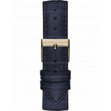 GUESS GW0357L3 LUNA WHITE DIAL BLUE LEATHER STRAP WOMEN'S WATCH
