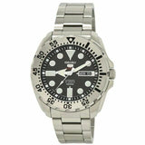 SEIKO 5 SRP599J1P AUTOMATIC BLACK DIAL SILVER STEEL MEN'S WATCH