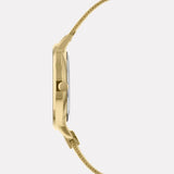 SARA MILLER CHELSEA GREEN DIAL GOLD MESH STRAP WOMEN'S WATCH SA4008