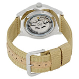 SEIKO 5 SNZG07J1P AUTOMATIC BEIGE DIAL MEN'S WATCH