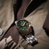 SEIKO PRESAGE AUTOMATIC SPB169J1 SHARP EDGED GREEN DIAL MEN'S WATCH