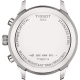 TISSOT T-SPORT XL STAINLESS STEEL CHRONOGRAPH GREEN DIAL BROWN LEATHER MEN'S WATCH T1166171609100
