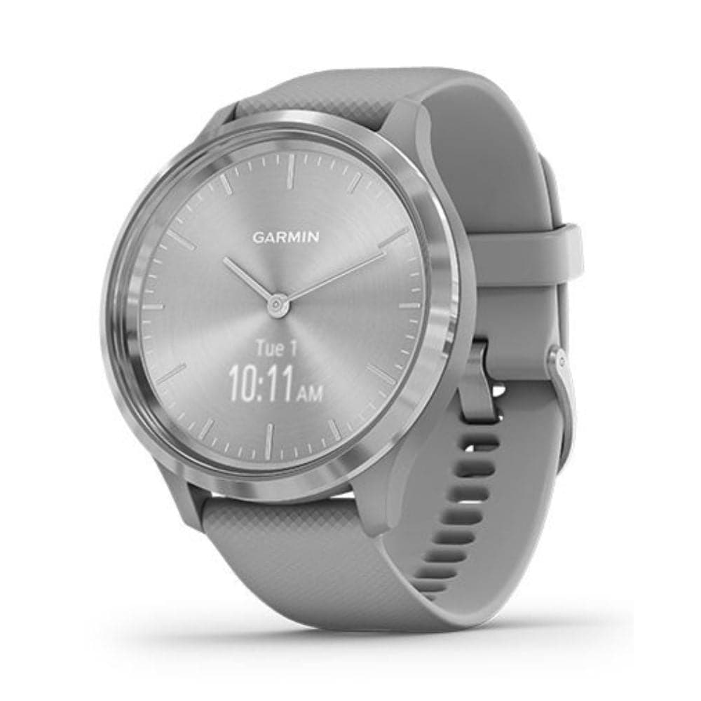 GARMIN VIVOMOVE 3 SILVER & POWDER GREY GM-010-02239-80 HYBRID SMARTWATCH - H2 Hub Watches