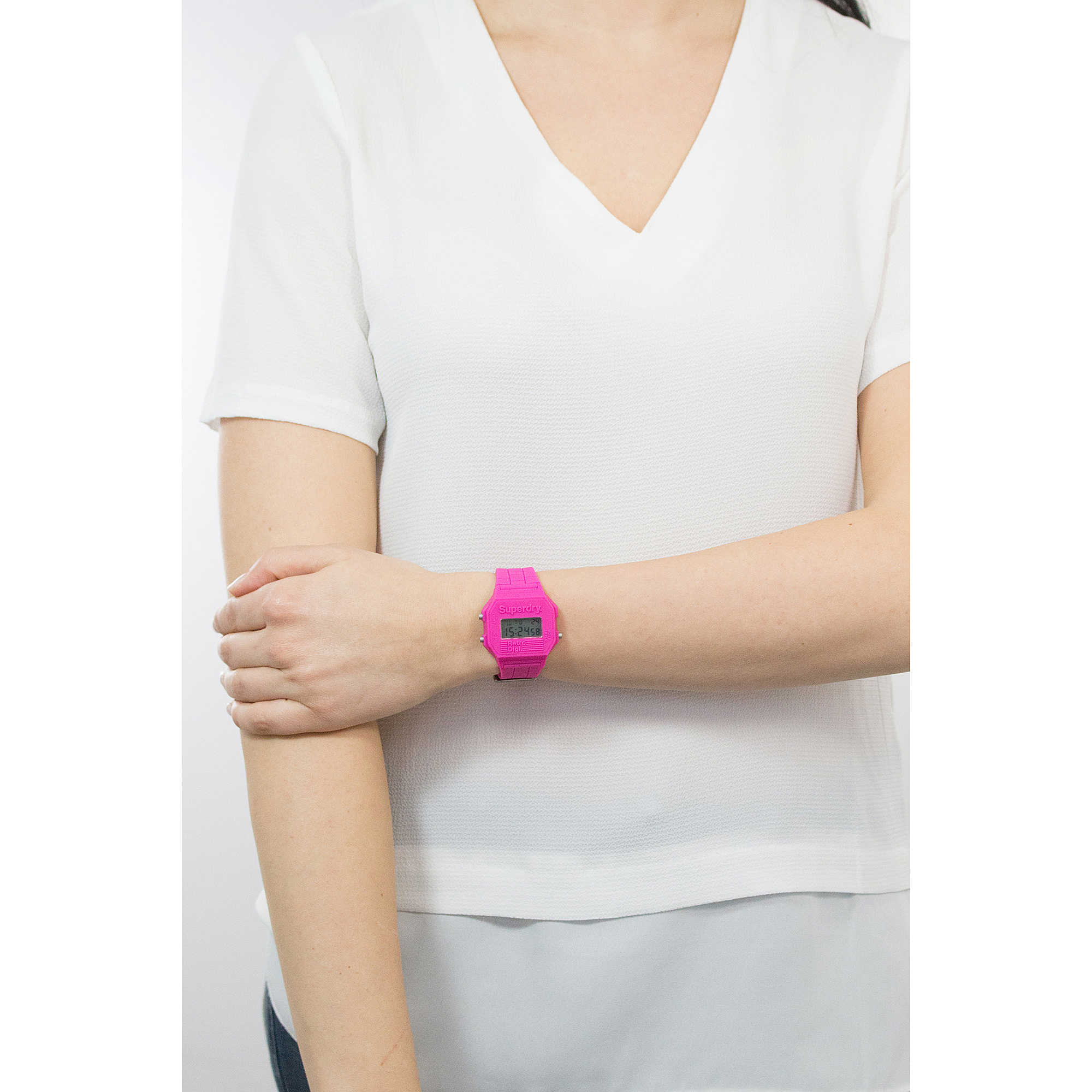 SUPERDRY MINI RETRO DIGI SYL201P WOMEN'S WATCH - H2 Hub Watches
